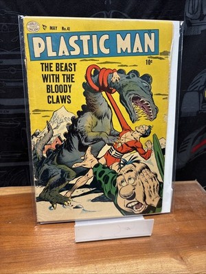 Plastic Man #41 Quality Comics 1953 (VG+) Golden Age HTF! L@@K!