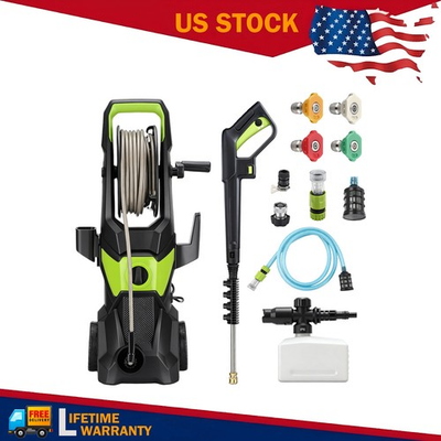#ad Electric Pressure Washer 52.5 FT 5000PSI 3.2GPM Pressure Cleaner with 4 Nozzles $113.14