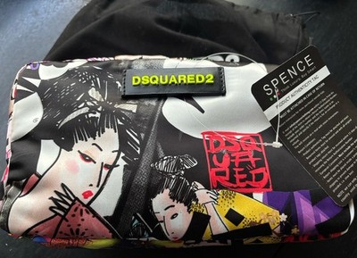 NEW Dsquared2 Travel Bag Pouch Manga/Anime Print