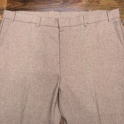 Vintage Levis Action Slacks 42x32 Tan Comfort Waistband Staprest
