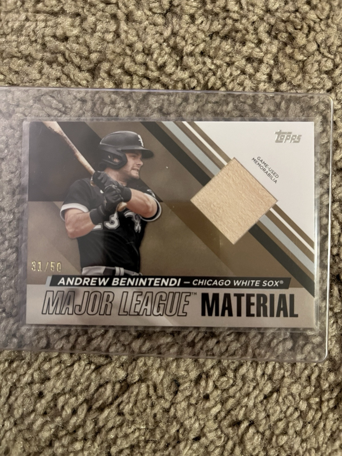 2024 Topps Series 2 - Major League Materials #MLM2-ABE Andrew Benintendi #/50