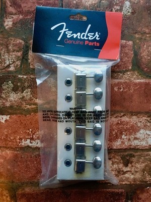 Fender Pure Vintage Strat Tele Gitarren-Tuner, Stimmmaschinenköpfe mit Logo