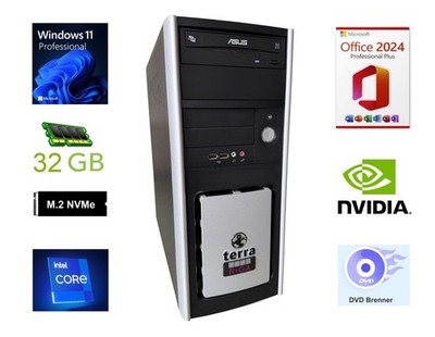 Office-PC | 4,0 GHz | bis 32 GB RAM | bis 7 TB | SSD | Win 11 Pro | Office24 Pro