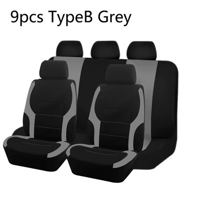 AUTO plus Sport Universal Polyester Auto Sitz Abdeckung Set Fit Meisten Auto Pla