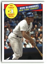 Ron Blomberg 2016 Topps Archives #85DP-RB 1985 Topps #1 Draft Picks