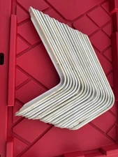 Everbilt 12in White/Beige Magnum Shelf Brackets. Powder Coated.