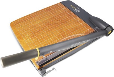 Westcott TrimAir Papierschneider 12'' (30 cm) | Premium Schneidemaschine mit Holz