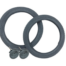 Pair 18" TYRES Junior Bicycle BMX Cycle Bike option to add innertubes 50-335