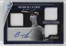 2022 Absolute Tools of the Trade 3 Swatch Signatures Bryan De La Cruz Auto 0q3