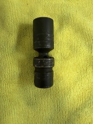 Snap-on Tools 3/8 Drive 18mm SEMI DEEP 6PT Impact Swivel Socket IPSFM18