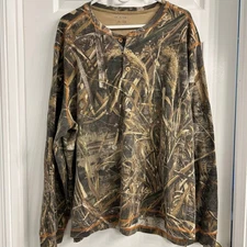 Realtree Camo Henley Thermal Long Sleeve Shirt – Men’s XL (46/48)