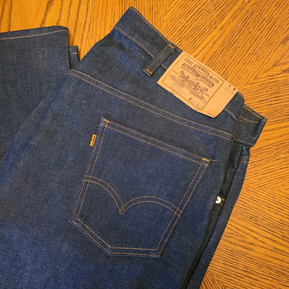デッドストック【42×32】80's Levi's 20505-0217 VTG Levi's 20505-0217 Jeans 42x32 USA Made Orange Tab 70s 80s