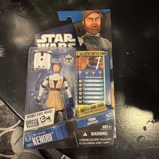 STAR WARS The Clone Wars  Obi-Wan Kenobi w  Firing Backpack  2010   CW02 NEW