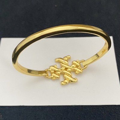 Adjustable Letter Spiral Cuff Bracelet Exquisite Gold