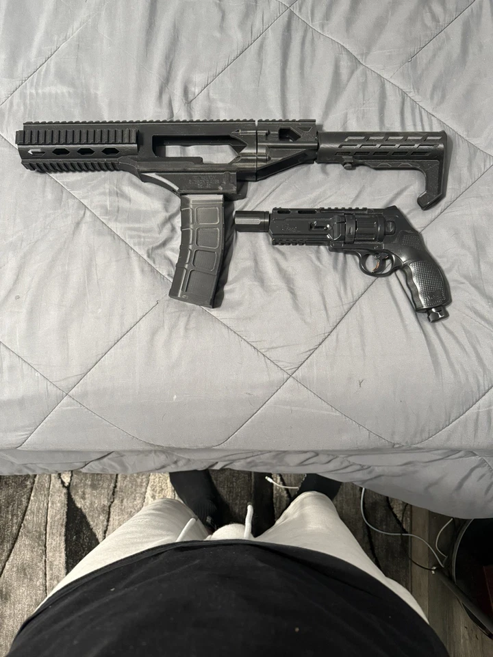 CARABINA MARCADORA PAINTBALL UMAREX T4E TR50 SUPER MEJORADA 40+ julios  Foto 4 de 4