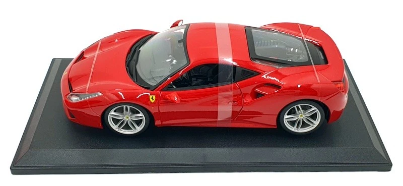 Burago Escala 1/18 Diecast 18-16008 - Ferrari 488 GTB Rosso Rojo Foto 4 de 4