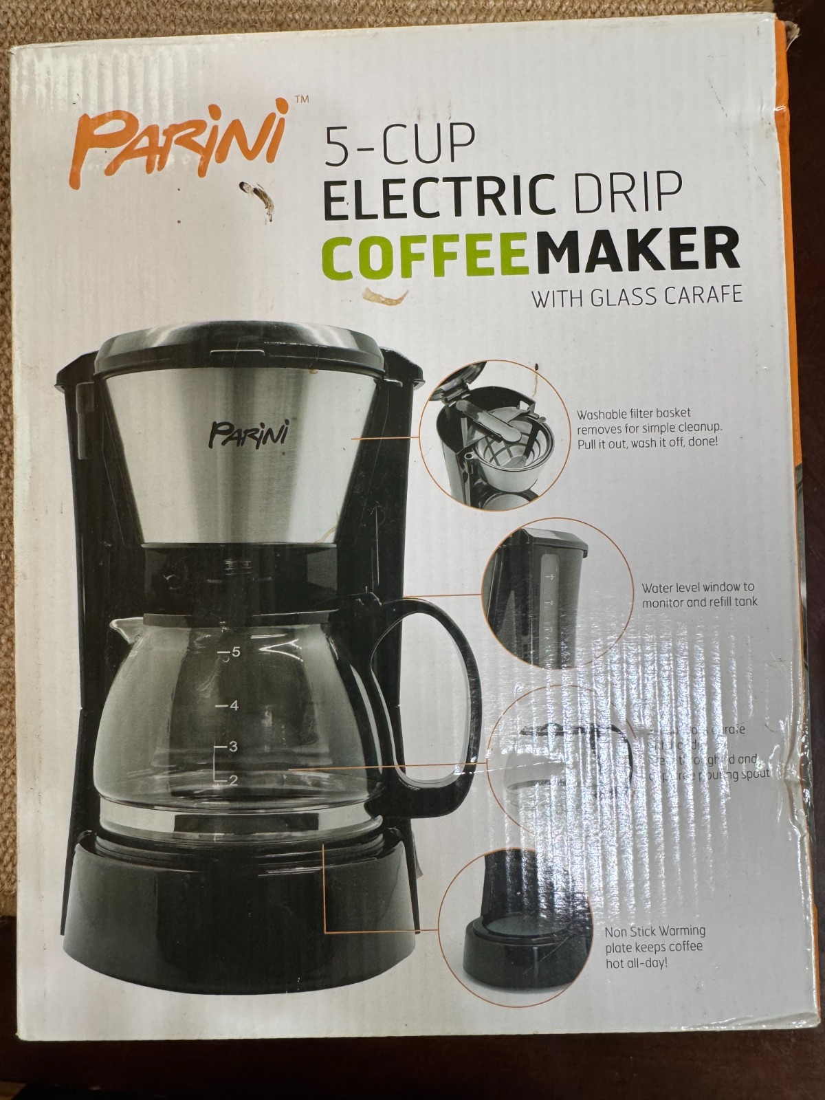W/glass Carafe Cm-101s Black Compact