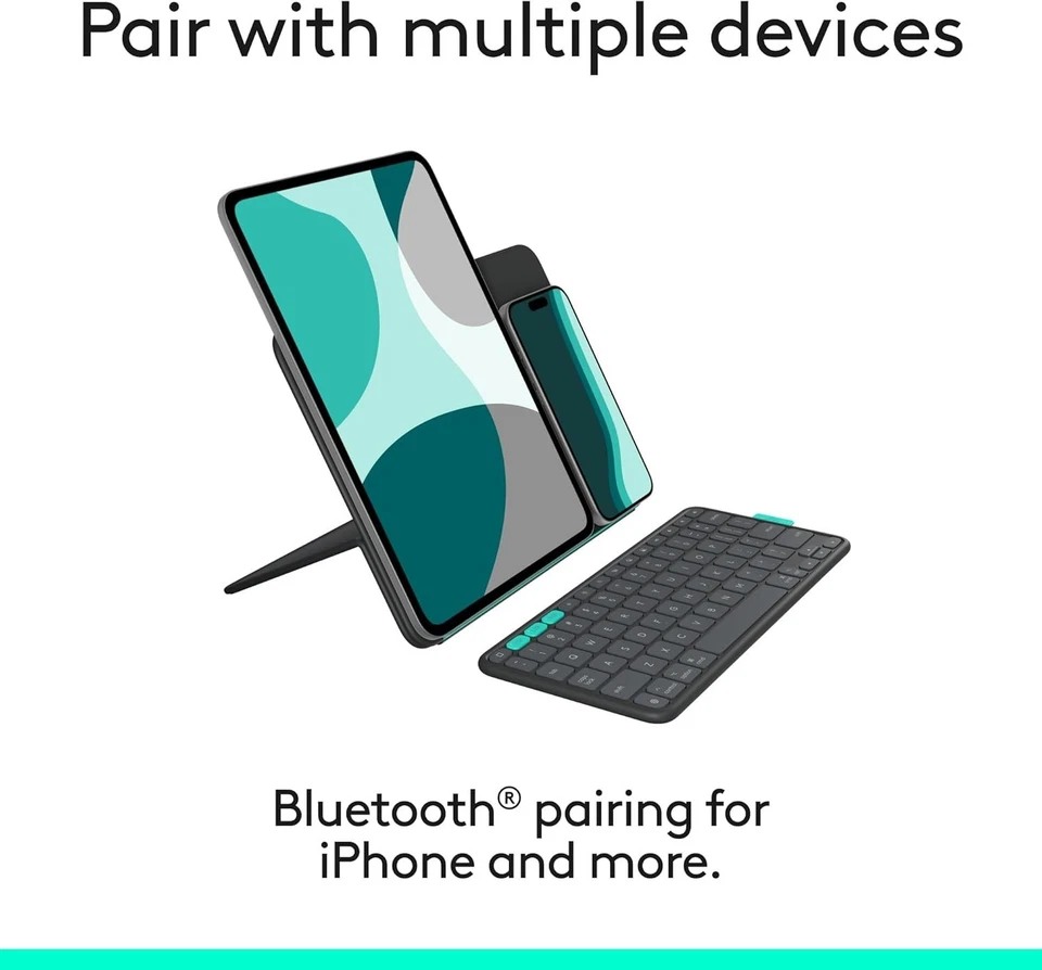 Logitech Flip Folio, Keyboard Case for iPad Pro 11-inch (M4) & iPad Air 11-inch - Image 4 of 4