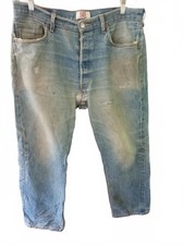 Levi's 501 Vintage Light Wash Denim Jeans Size W36 L30