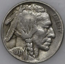 1931-S Buffalo Nickel, Popular Collector Coin As Shown [SN02]