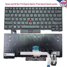 New US Keyboard for Lenovo Thinkpad T440 T460 T470 T480 T14 Gen P14s Gen 123456