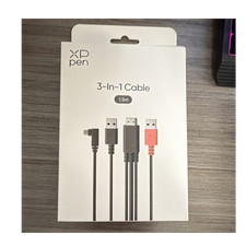 XP-Pen 3-In-1 Cable ACW05 Wired 1.5m for Graphics Tablets