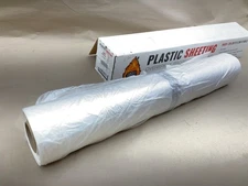 High Teck 120 Plastic Masking Sheeting, 20 Feet X 250 Feet Roll