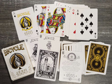 Bicycle 1885 Anniversary Air-Cushion Finish Steam Punk Gears Playing Cards