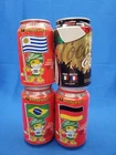 Lot of 4 - Vintage 2007 COCA-COLA FIFA WORLD CUP CHAMPS- 330ml Soda Cans - SPAIN