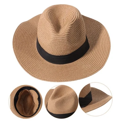 Chapeau De Plage Bob Protection Solaire Seau À Mode Soleil Large Bord - Photo 1/4