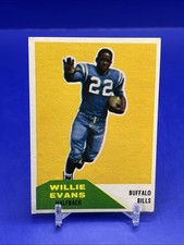 1960 FLEER WILLIE EVANS (BUFFALO BILLS) #65 EX/NM
