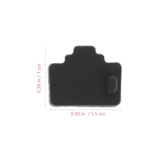 Bouchons anti-poussière 20pcs Couvercles en silicone pour protéger les ports Ethernet - Photo 9/12