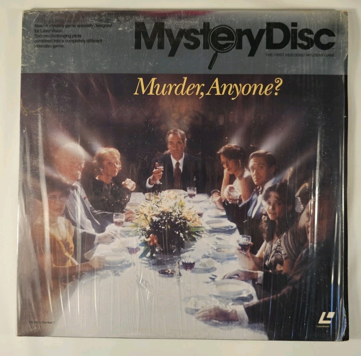 MysteryDisc #1: Murder, Anyone? (1982 LASERDISC) Barbara Baxley HTF OOP RARE