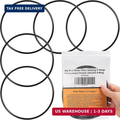 5-Pack 151122 O-Rings for Pentek Big Blue Water Filter Housing Replacement
