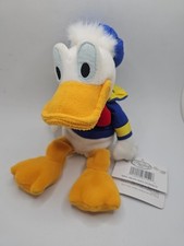Disney Store Exclusive DONALD DUCK 9" Stuffed Bean Bag Character Plush