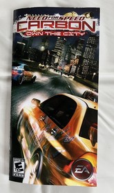 Need for Speed Carbon (PlayStation Portable Psp) CIB Complete Manual Tested