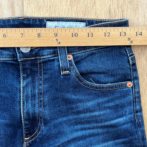 ADRIANO GOLDSCHMIED THE MARI HIGH RISE STRAIGHT WOMEN’S JEANS sz 26R Frayed Hem - Picture 11 of 14