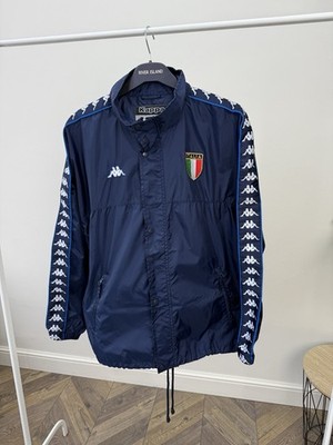 Vintage Kappa Italia National Team Jacket Navy Blue Track Jacket