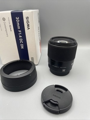 Sigma 30mm 1.4 DC DN Contemporary- M4/3 - Wie neu! Ovp Boxed 