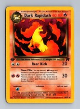 Dark Rapidash Team Rocket 44/82 1st Edition LP Pokemon 2000