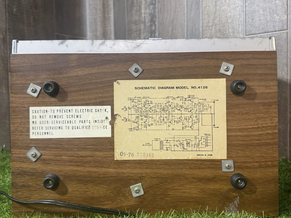 Reprodutor estéreo vintage Sounddesign 8 faixas modelo 4126 – não testado - Imagem 3 de 4