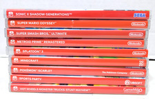 9 Nintendo Switch Empty Game Cases Super Smash Metroid Minecraft Pokemon Scarlet