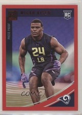 2018 Panini Donruss Rookie Press Proof Red Micah Kiser #394 0x1