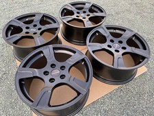 18" VW TRANSPORTER T5 T6 GENUINE SPORTLINE *REFURBISHED* BLACK ALLOYS WHEELS