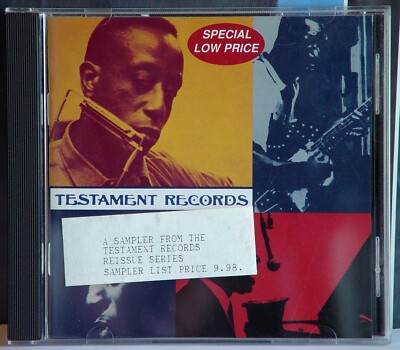 Testament Records Sampler CD: 23 Blues Songs 1995 Johnny Shines Fred McDowell ++