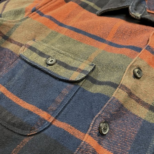 Freenote Cloth Moss Plaid Benson Shirt - Large - Picture 4 of 6