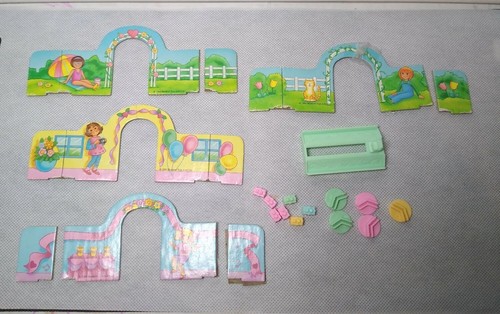 Polly Pocket Party Board Game Replacement Pieces 1994 Bluebird Toys READ Damage - Picture 1 of 12