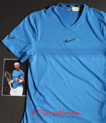 Nike Rafael Nadal Custom Match Worn Laver Cup 2019 Shirt (Federer