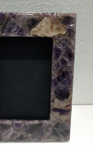 Amethyst Stones Photo Frame Natural Stones Handmade Work Home Decor and Gifts - Picture 5 of 8