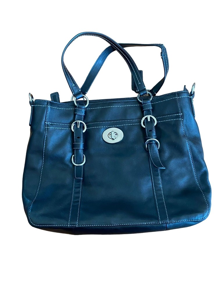 Coach Chelsea Black Leather Satchel